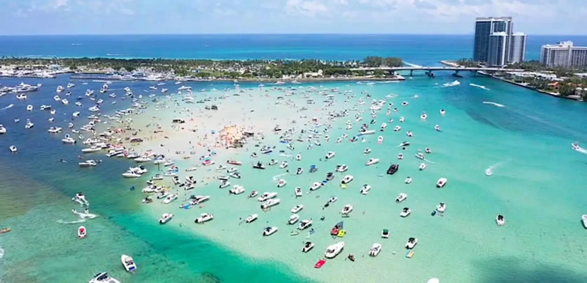 Haulover Sandbar in Miami